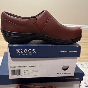 Klogs Women's Brown Slip-On Mules